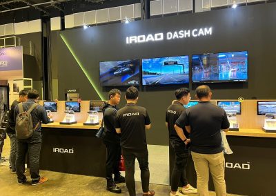 iRoad Dash Cam exhibition booth at IT Show 2024