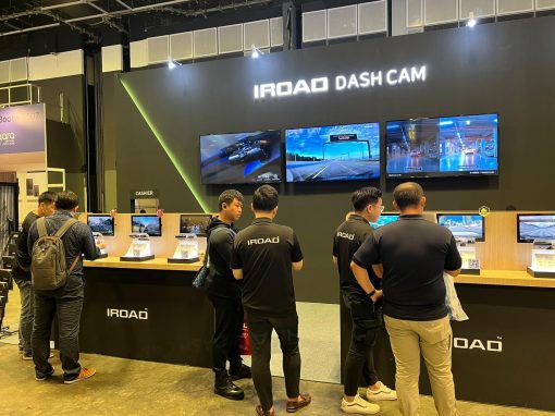 iRoad Dash Cam exhibition booth at IT Show 2024